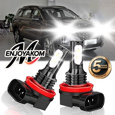 LED Fog Light Bulb Conversion Kit High Power For Hyundai Santa Fe 2013-2020