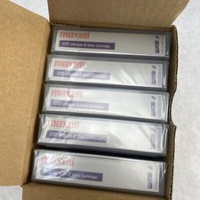 Lot 5  Maxell 183850 LTO Ultrium 2 Data Cartridge 200GB 609m New SEALED