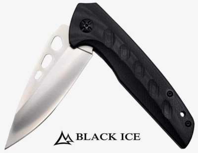 BLACK ICE® 7967 | Taschenmesser 20,5cm Einhandmesser G10 Klapp Messer 7Cr17Stahl
