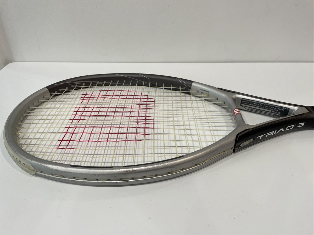 Wilson Triad 3 Oversize Tennis Racquet Grip #3 4 3/8” 115sq