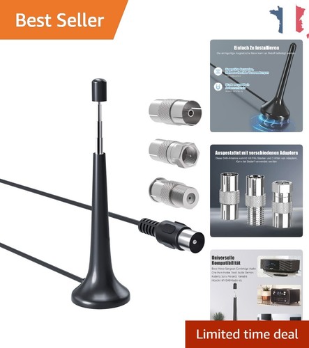 Antenne Télescopique Réglable 50 Ohms Pour émetteur FM 0-7W - Modèle AN07 - Améliore La Portée