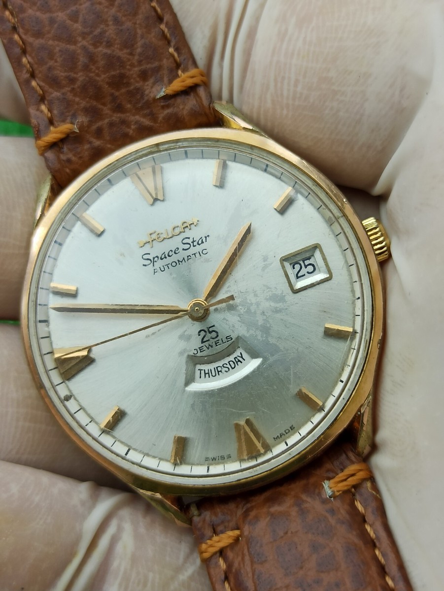 ONE-TIME-PIECE FELCA SPACE STAR WATCH AUTOMATIC & TRIPLE CALENDAR