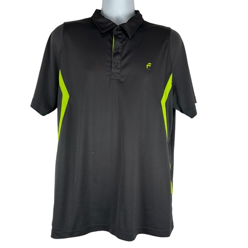 FILA Sport Golf Men's Gray Polo Shirt Size L