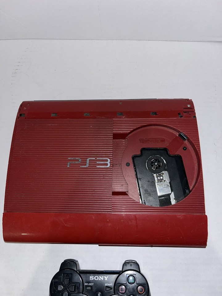 Sony PlayStation 3 PS3 Super Slim Red God Of War CECH4001C Parts/repair/broken eBay