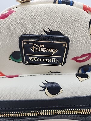 Loungefly Disney Princess Eyes & Lips Backpack Green Blue  display picture 3