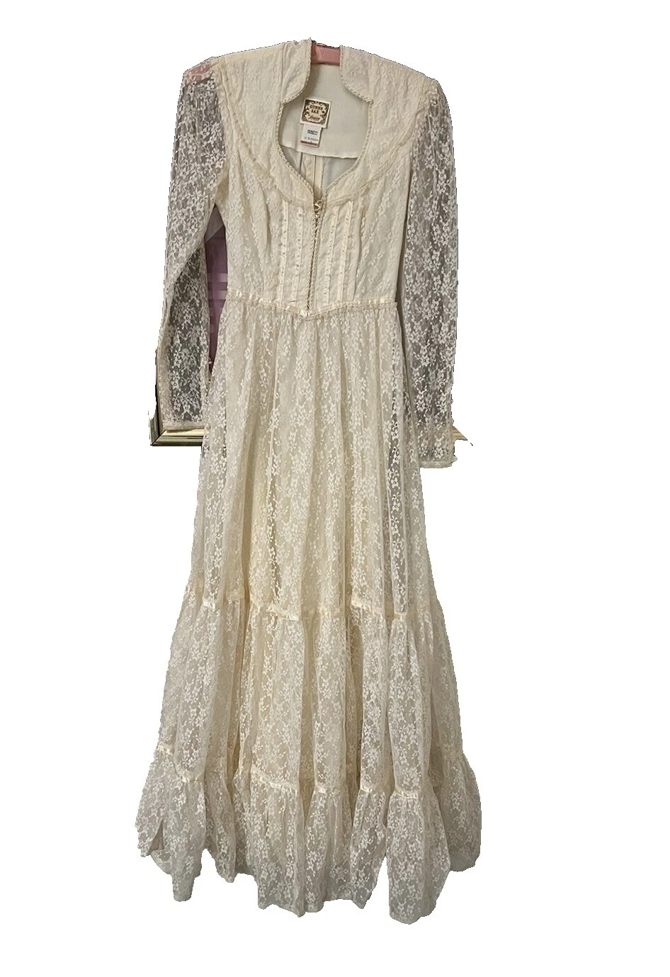 Gunne Sax Hippy White Vintage Dresses for Women