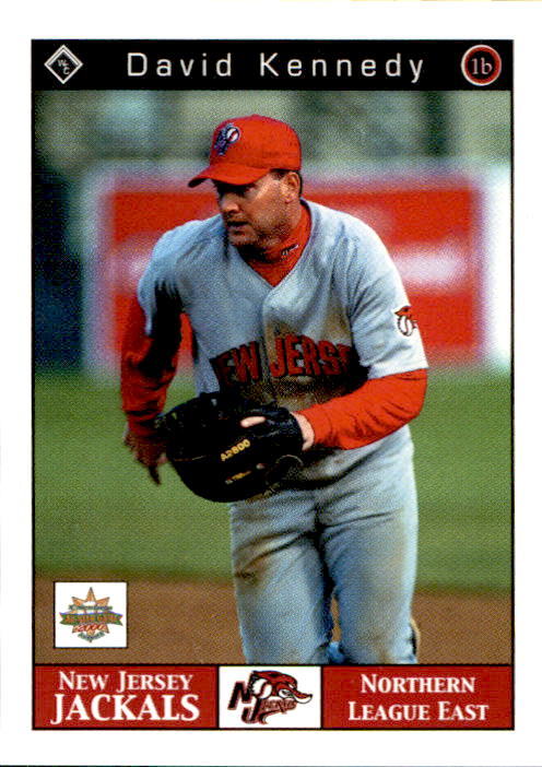 2001 New Jersey Jackals Warning Track #4 David Kennedy West Orange