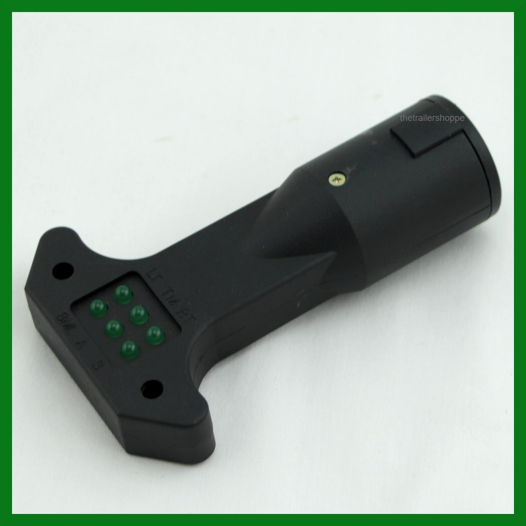 Trailer Socket Circuit Light Plug Pollak Tester 7 Round Pin Vehicle End ...