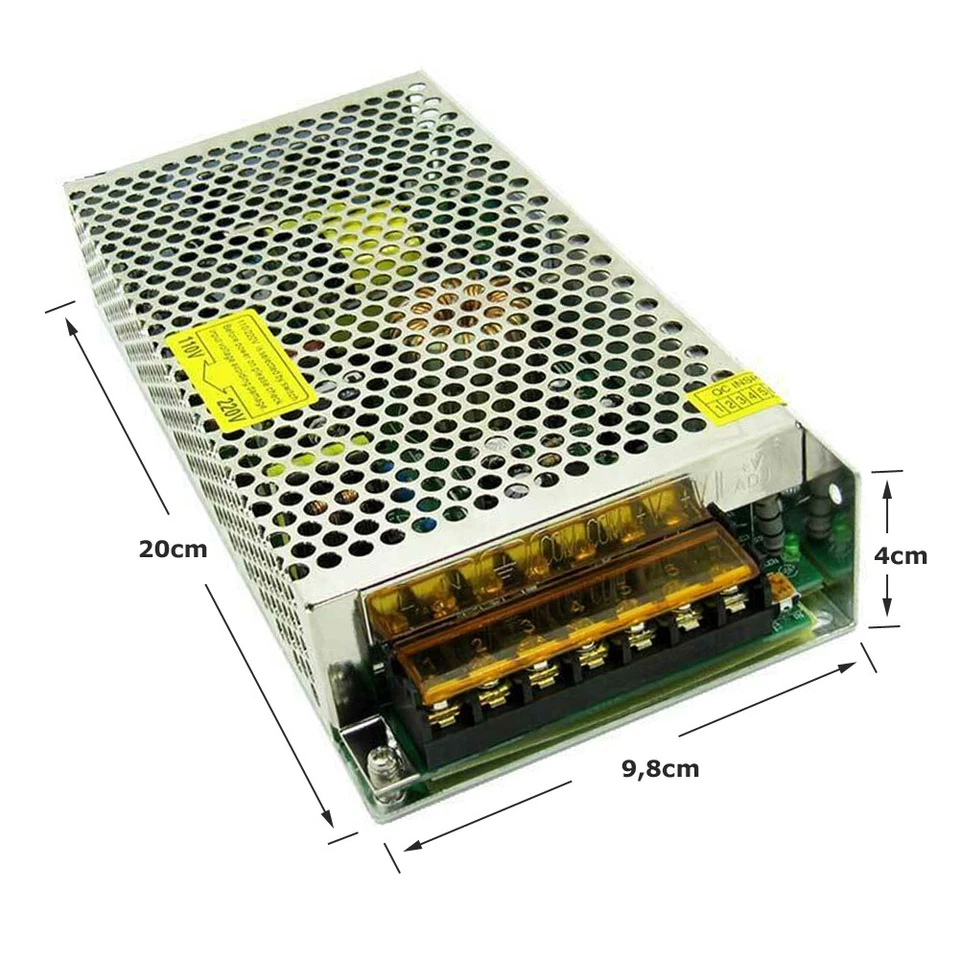 A15C AC /DC Einbaunetzteil Schaltnetzteil Netzteil Adapter 230V auf 12V 20A 240W - Bild 3 von 4