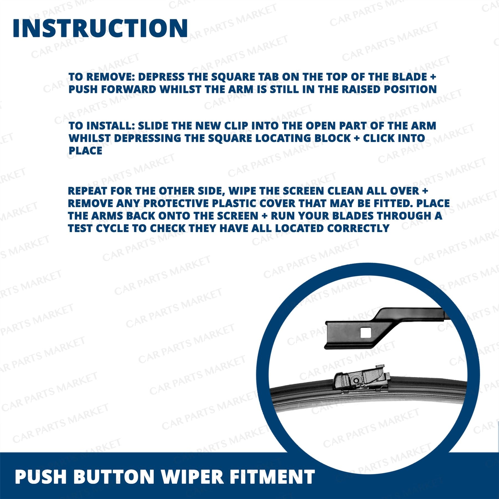 Front Windscreen 26" 19" Flat Aero Wiper Blades Pair for Volvo V40 2012