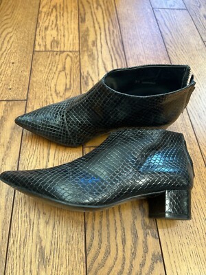 topshop snakeskin ankle boots 37 UK