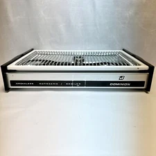 Dominion ￼White Smokeless Countertop Broiler Rotisserie vtg