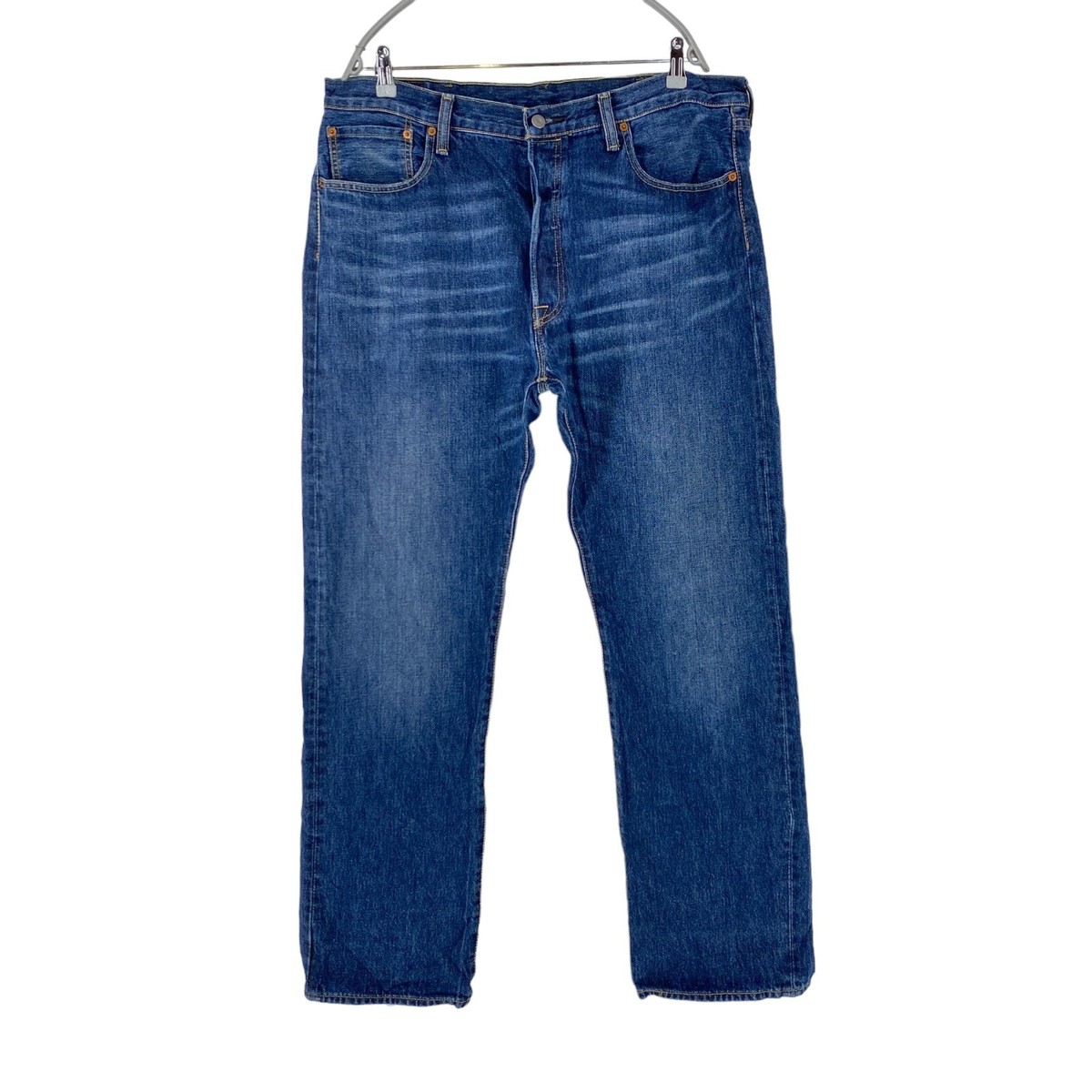 Levi's 501 Blue Original Regular Straight Fit Jeans W38 L32