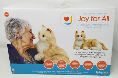 JOY FOR ALL Hasbro 2019 Orange Tabby Cat Interactive Companion Pet A7592 w/ Box - Picture 15 of 20