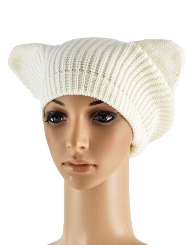 Hermes Ivory Cashmere Knit Beret Hat Hermes HERMES Heaven Chaine d main image 4