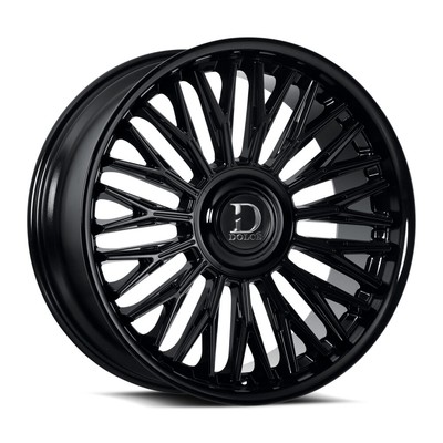 Dolce Luxury Lusso 24x10 6x139.7 +35et 66.6 Gloss Black Wheel