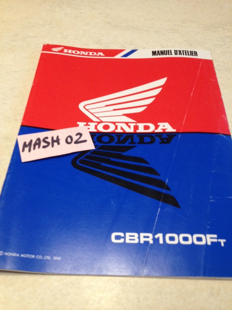 Suplemento Manual Taller Honda CBR1000FT CBR 1000 FT CBR1000 Tienda Éd. 95