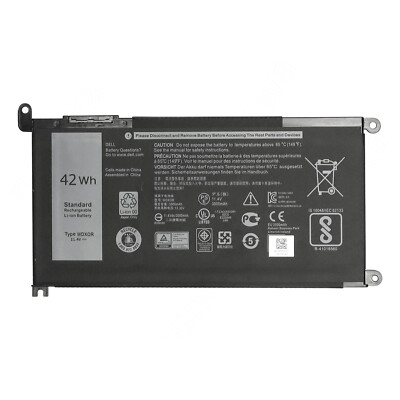 Wdxor Replace Battery For Dell Inspiron 13 5000 series 13 5368 5378 5379