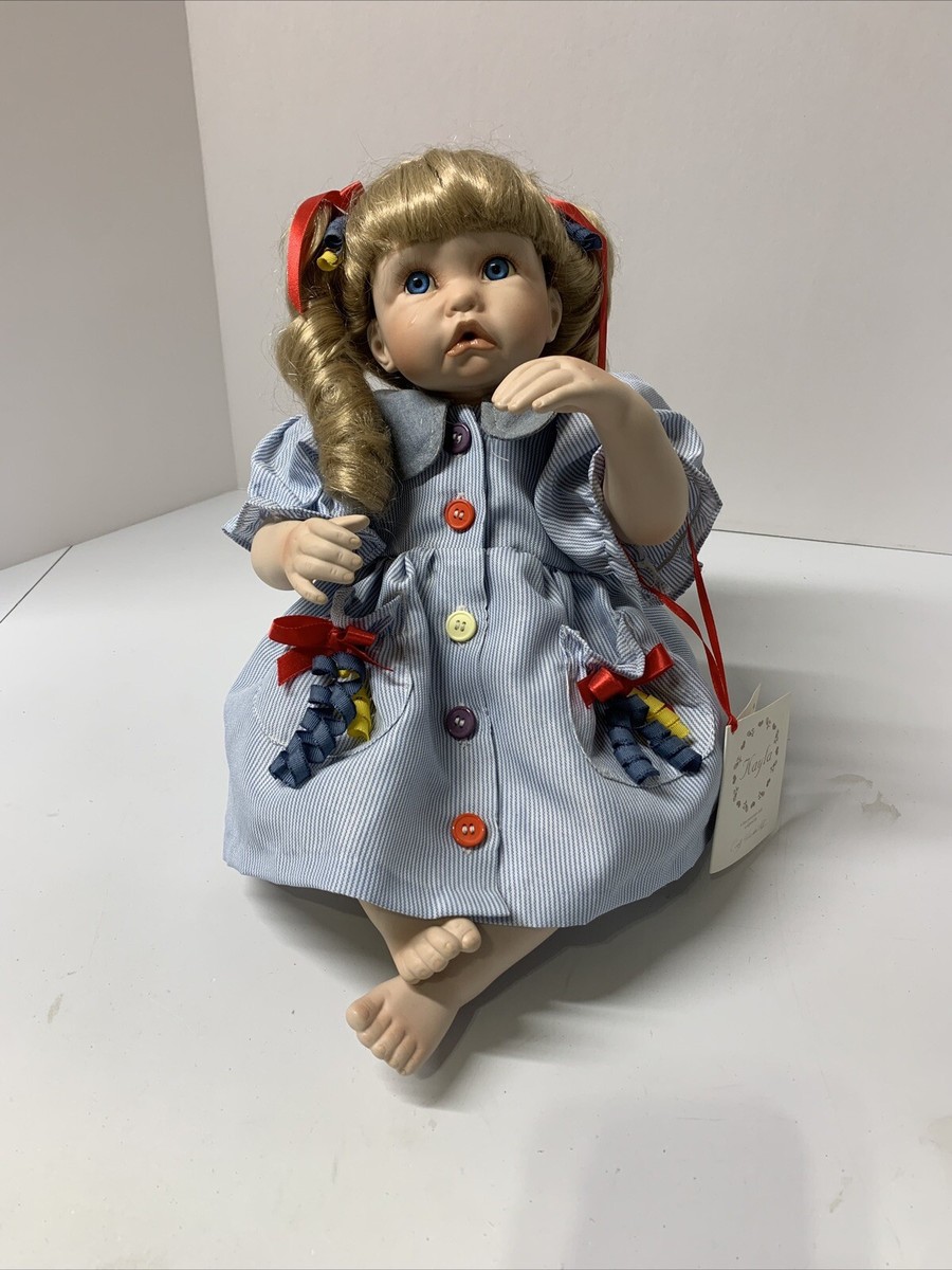 The Hamilton Collection 1993 Cindy Marschner Rolfe “Kayla” Fine Porcelain  Doll