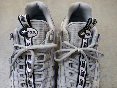 Nike Air Max 95 SE Pull Tab Wolf Grey Men 11.5 Sneakers Shoes