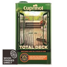 Cuprinol Total Deck - Restores & Oils Wood in One - Clear 2.5L & 5L