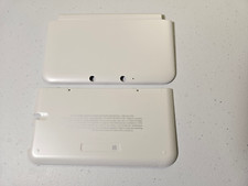 White Front Back Replacement Shell Faceplate 3rd Party For Nintendo 3DS XL LL