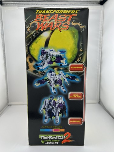 TRANSFORMERS BEAST WARS HEROIC MAXIMAL 'TIGERHAWK' TRANSMETALS 2 1999 Hasbro - Picture 3 of 6