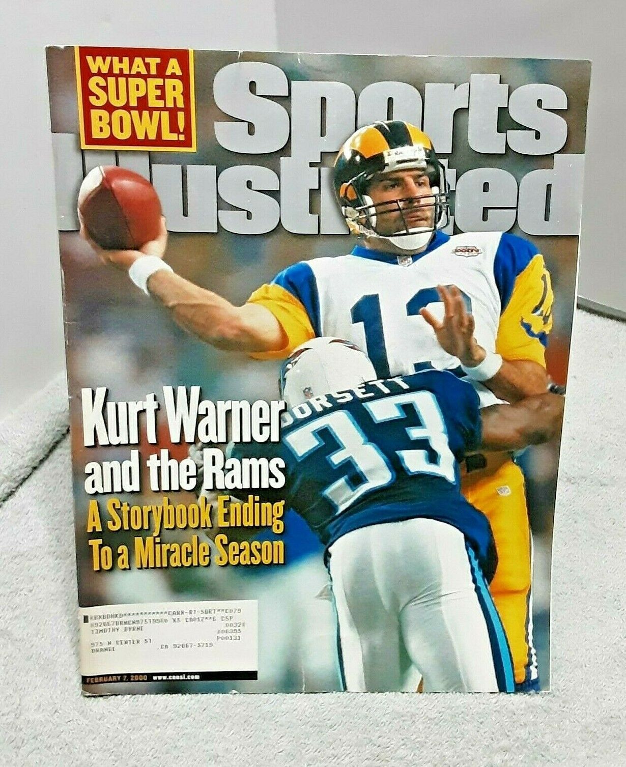 sports illustrated rams super bowl