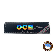 OCB Premium Slim Rolling Papers  Tips - 10 Packs