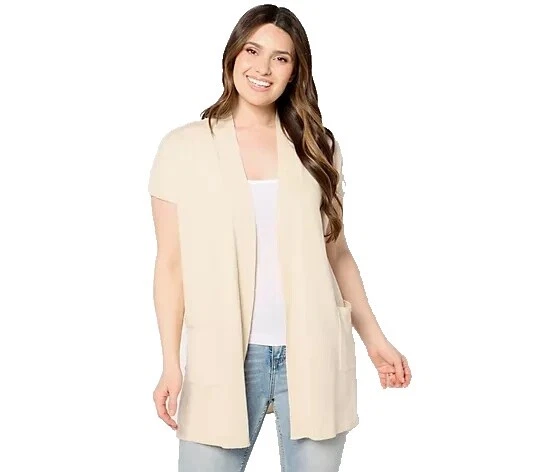 Denim & Co. Short Sleeve Cardigans for Women