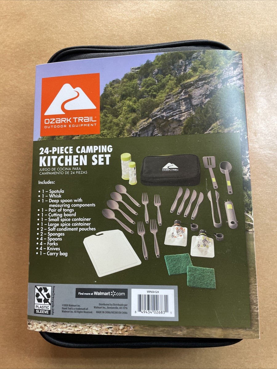 Ozark Trail Camp Kitchen 24 Piece Ozark Trail Outdoor Equipment