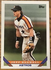 Jeff Bagwell 1993 Topps Baseball Card #227 Houston Astros MLB HOF Free Shipping