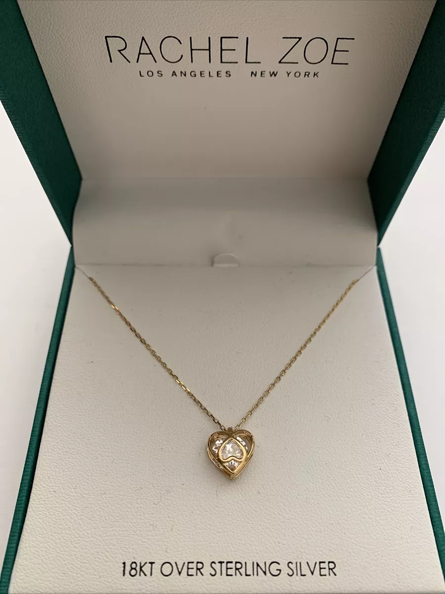 Rachel zoe heart necklace deals