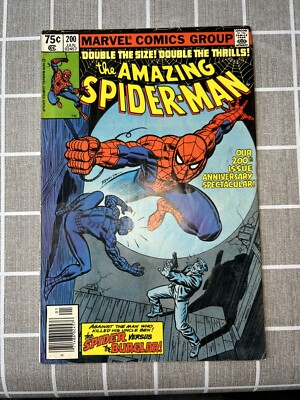 #200 of The Amazing Spiderman. N/M cond. - Death of Uncle Ben's Killer! 1980