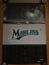 Florida Marlins Schedule Poster 2006 Miguel Cabrera Josh Johnson Joe Girardi MLB