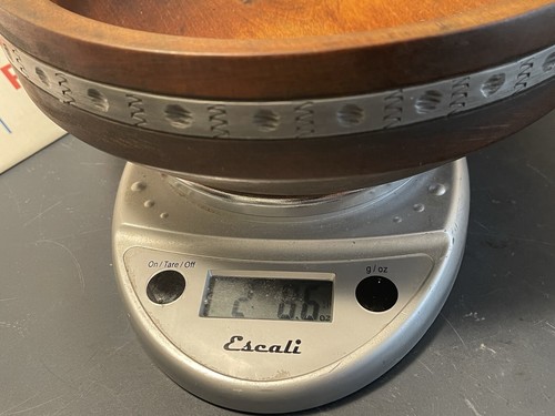 Saga Norway Wood Bowl With Metal Band - Picture 5 of 7