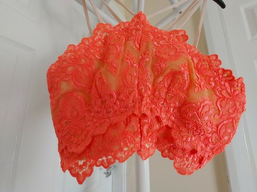 Bra "River Island" Coral Colour Size: 12 (UK) Eur 38 New With Tags - Picture 4 of 11