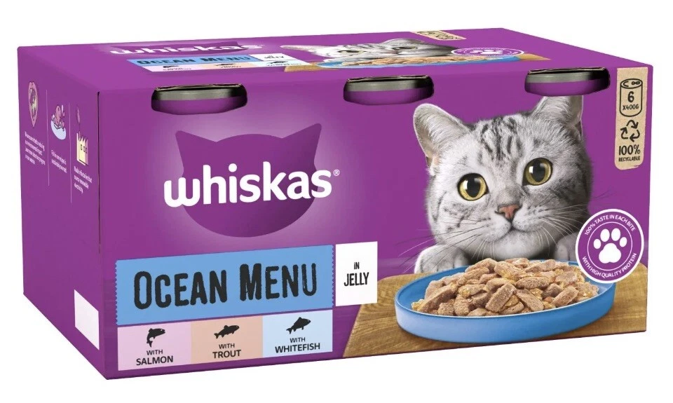 Whiskas cat on sale tins