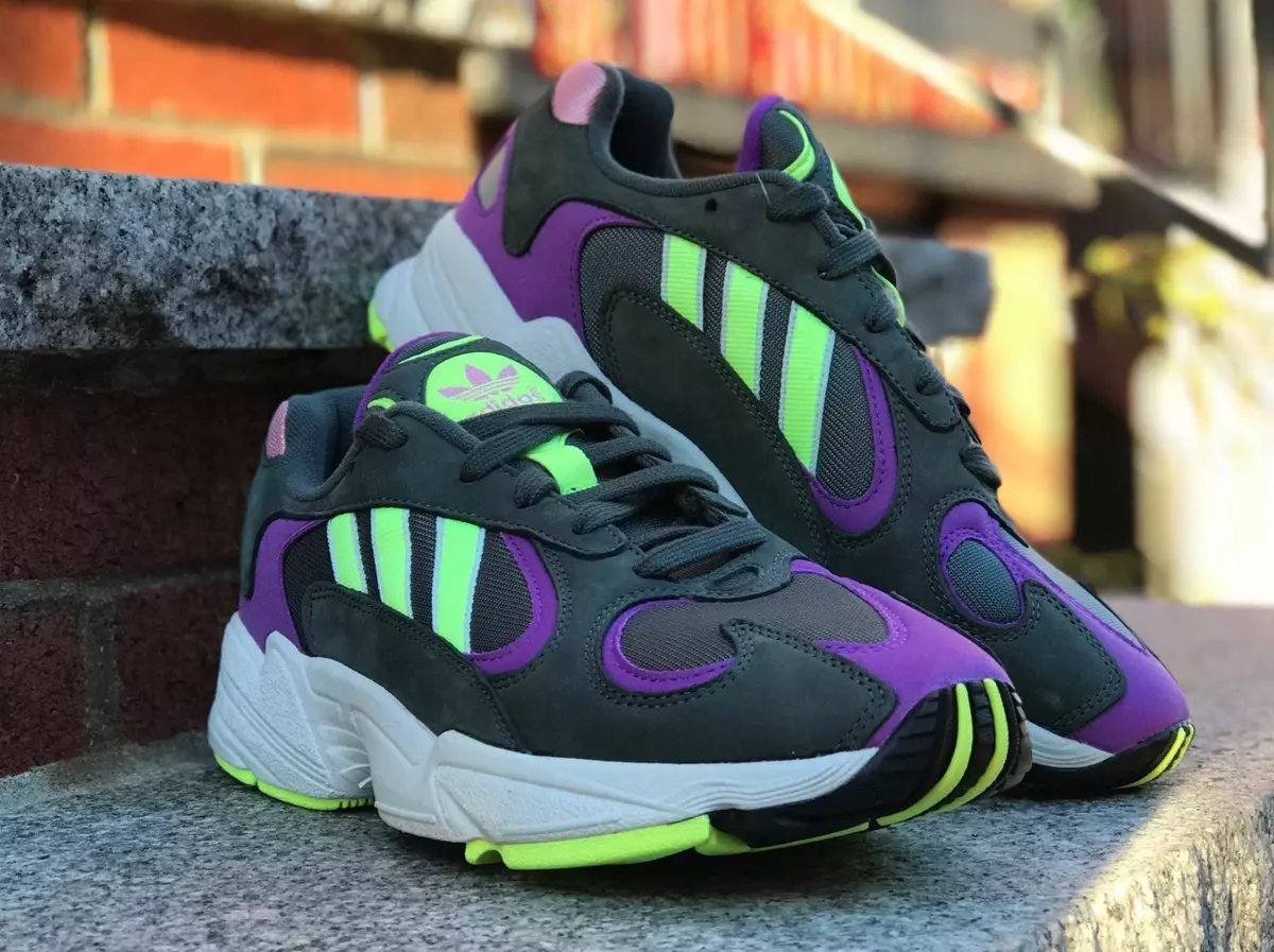 Peregrino Restricciones Hermana ADIDAS Yung-1 BLACK LEGEND IVY NEON GREEN PURPLE WHITE GREY BD7655 Mens  11.5 NIB | eBay