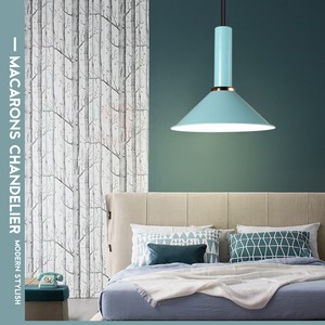 Details About Nordic Modern Pendant Light Simple Metal Triangle Macaron Creative Ceiling Light