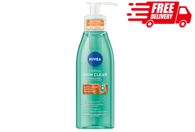 NIVEA Derma Skin Clear Wash Gel with Salicylic Acid & Niacinamide (150 ml)