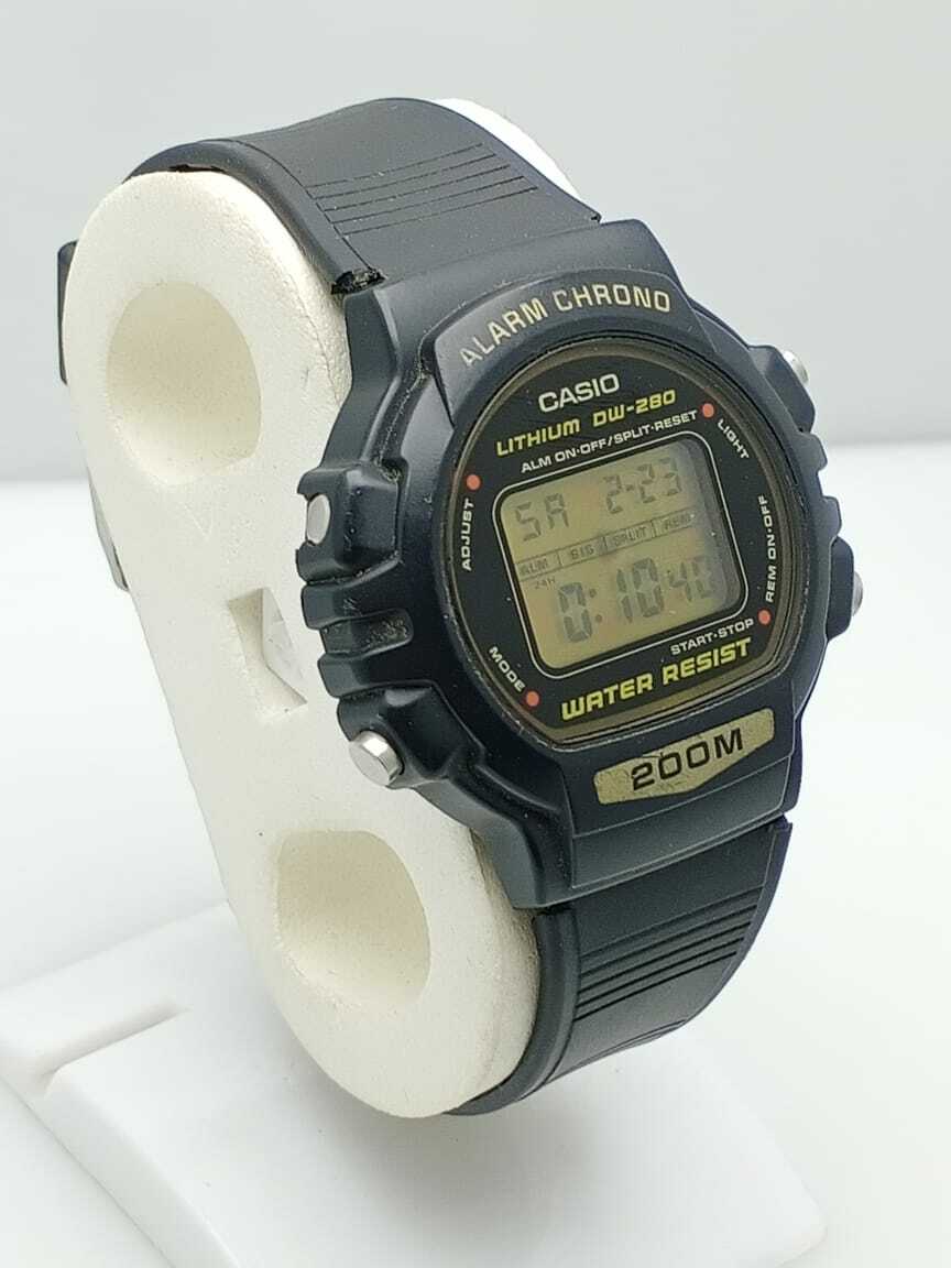 Vintage CASIO DW-280 module 1000 Chronograph 200M Watch | eBay