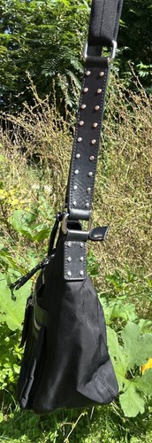 BRIGHTON AUSTIN CITY LIGHTS MicroFiber Studded NO COPY M Organizer Crossbody Bag - Picture 4 of 24