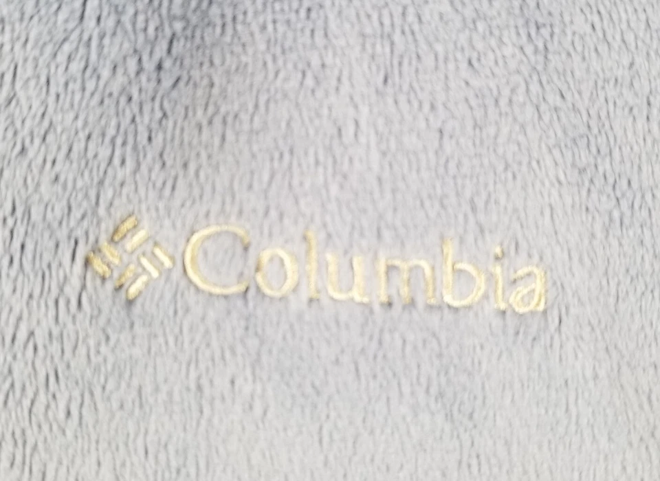 Chaqueta Columbia Imitación Piel Niña XL 18/20 Pila Baja Cremallera Completa Cómoda Azul Periwinkle Foto 3 de 4