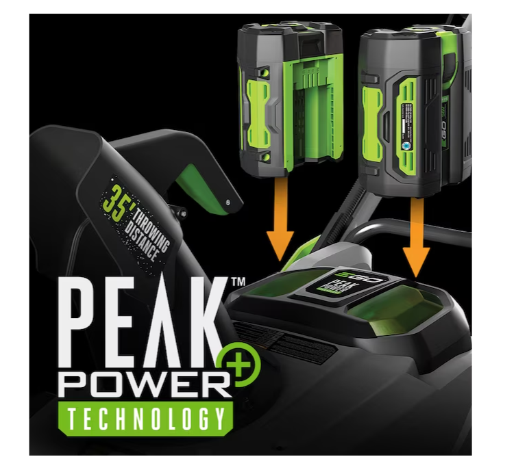 EGO POWER+ 56V 21in Push Cordless Electric Snow Blower, No Battery and