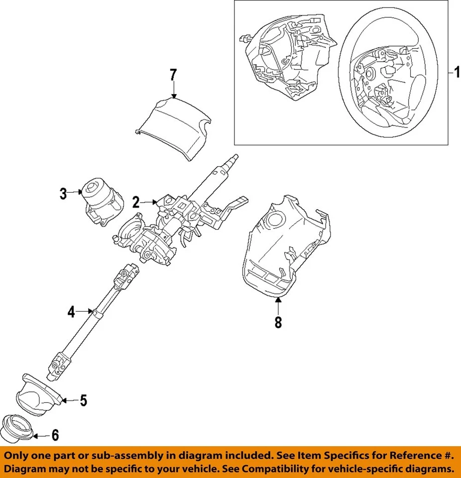 Bomba de dirección asistida Mitsubishi Eclipse Cross 2018 2019 2020 OEM AWD 8633A111 Foto 3 de 4