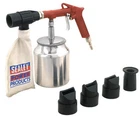 Sealey Air Recirculating Sand/Shot Blasting Kit Grit +4 Nozzles Stone Chip SG10E