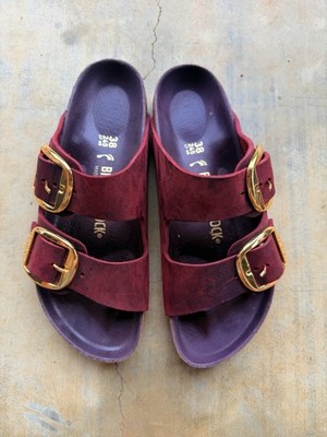 Birkenstock Arizona 38 Zinfandel New Zinfandel Sole 100% Leather