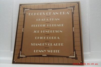 ECHOES OF AN ERA-(LP)- HUBBARD, HENDERSON, COREA,  WHITE,  CLARKE &  KHAN- 1982