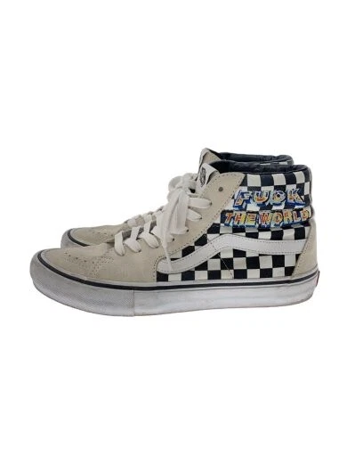Baskets montantes Vans Supreme Us9,5 Blanc DCv75